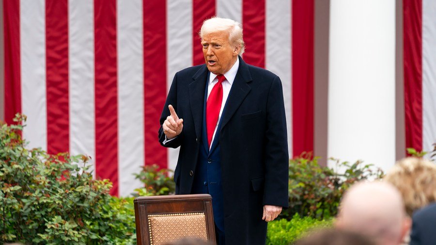 Trump: Tariff rollout 'going very well,' says markets will 'boom' amid slump