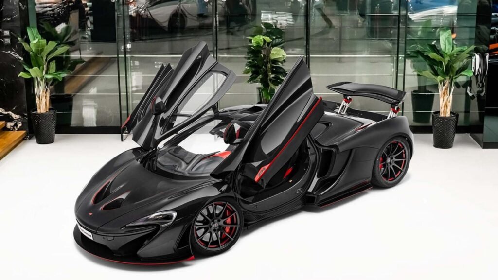 One Of The Five Mysterious McLaren P1 Carbon Series Surfaces