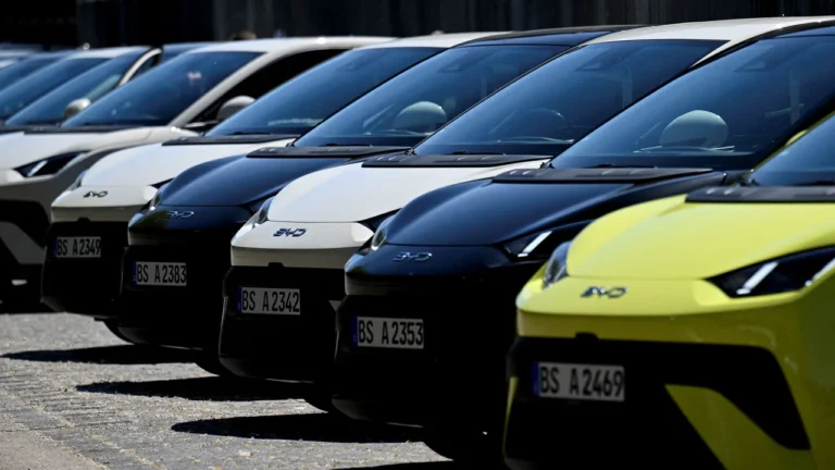 EV maker BYD’s sales in Europe surpass Tesla for the first time