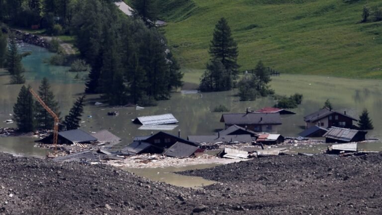 Glacier melt, driven by climate change, buries 90% of this Swiss village