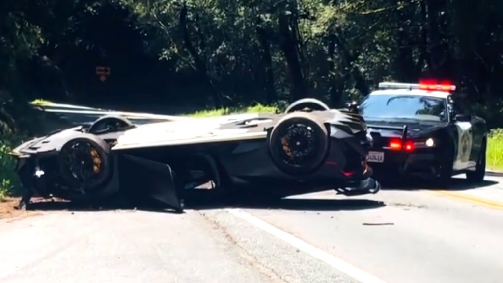 CHP Shoves Lamborghini Off Highway With A Dodge Charger