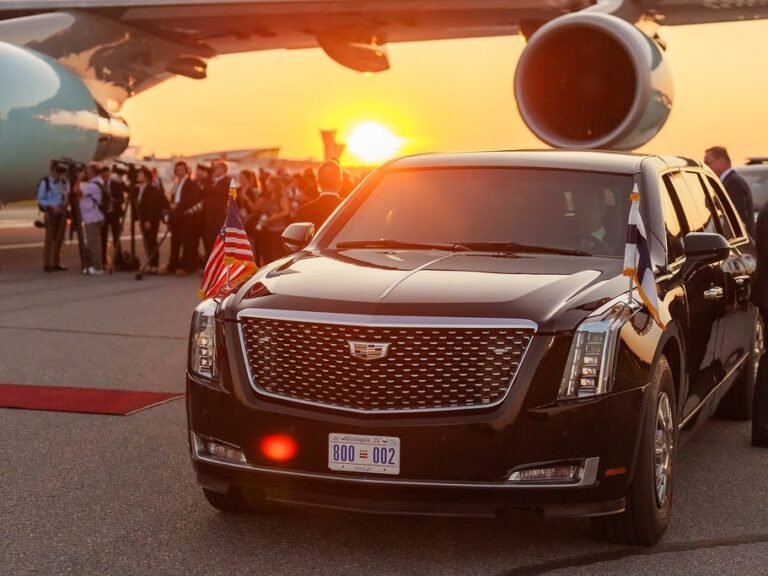 Take a look inside 'The Beast,' Trump's $1.5 million bulletproof presidential limousine