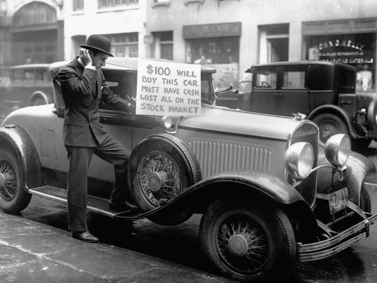 20 vintage photos show the 1929 stock market crash that set off the Great Depression