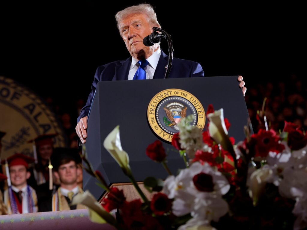 Trump's advice to new grads: 'Find your limits and then smash through everything'
