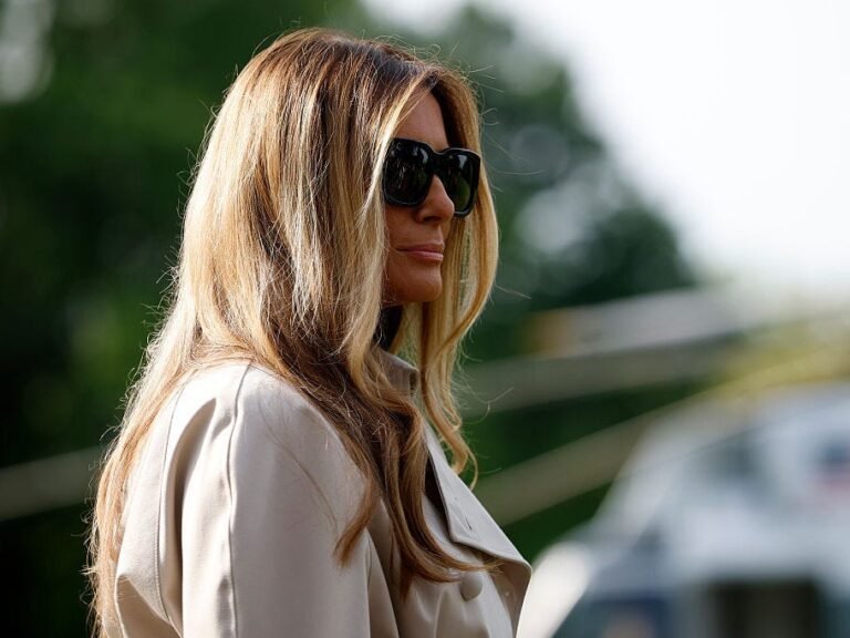 Melania Trump is keeping a low profile. Her outfits are helping.