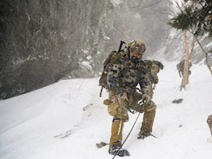 We spent 14 days on a mountain with the Army soldiers preparing for winter war