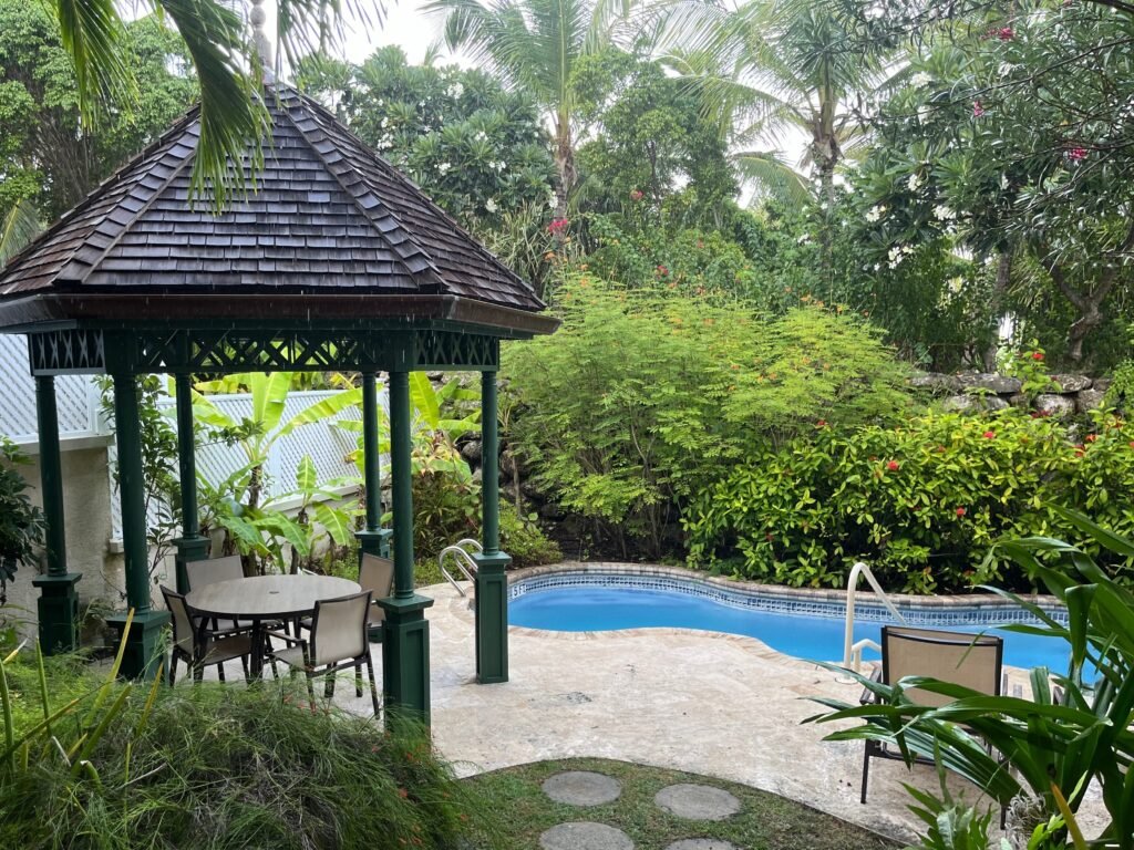 I stayed at a luxurious resort in Barbados with my young daughter. From the private pool to the stunning beach, our stay was nearly perfect.