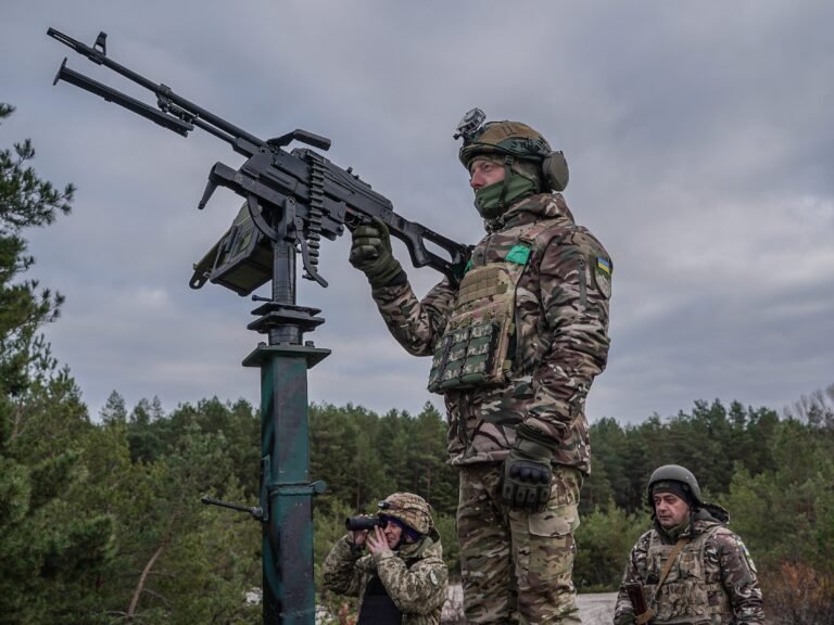 Russia's attack drones are flying higher and faster. A Ukrainian air defender says old machine guns aren't enough to kill them anymore.