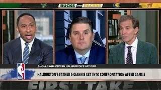 Stephen A. calls for NBA to PUNISH Tyrese Haliburton's dad