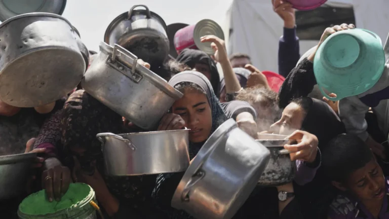 With almost no food left in Gaza, a major aid group shuts down soup kitchens due to Israel’s blockade