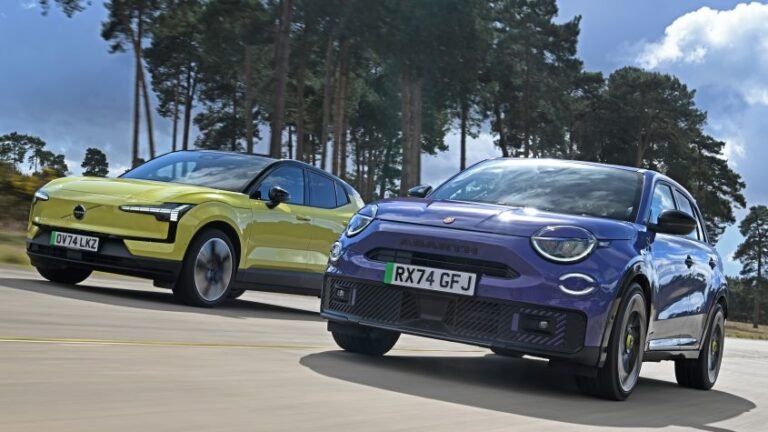 Volvo EX30 and Abarth 600e - pictures