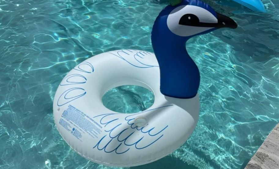 Light-Up Peacock Pool Float 2-Pack Only $19.92 on Amazon | Just $9.96 Each