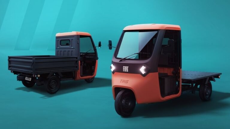New Fiat Tris EV three-wheeler is here to take the Piaggio Ape’s throne