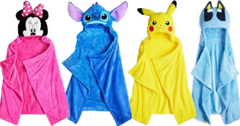 Kids Character Hooded Blankets Only $10 on Kohls.com (Regularly $40)
