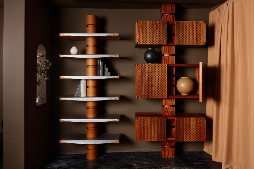 Ledoux PrĂȘt Shelving by N. Shook Offers New Evolution of Storage