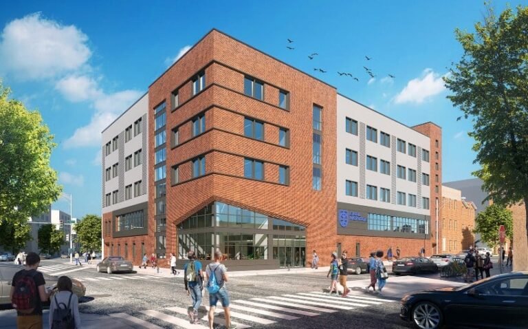 Earl Monroe Basketball School Tops Out Construction