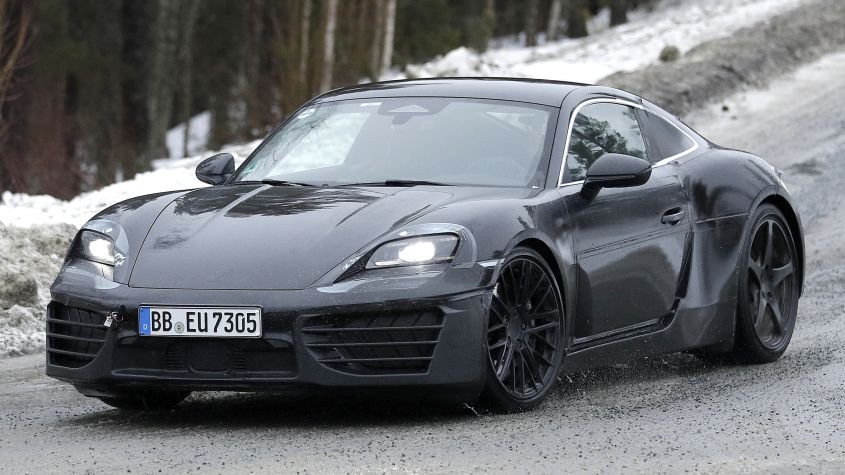 Porsche Cayman EV testing gets serious at the Nurburgring
