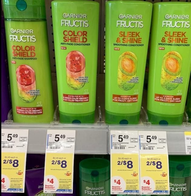 Garnier Fructis Hair Care only $0.50 at Walgreens!