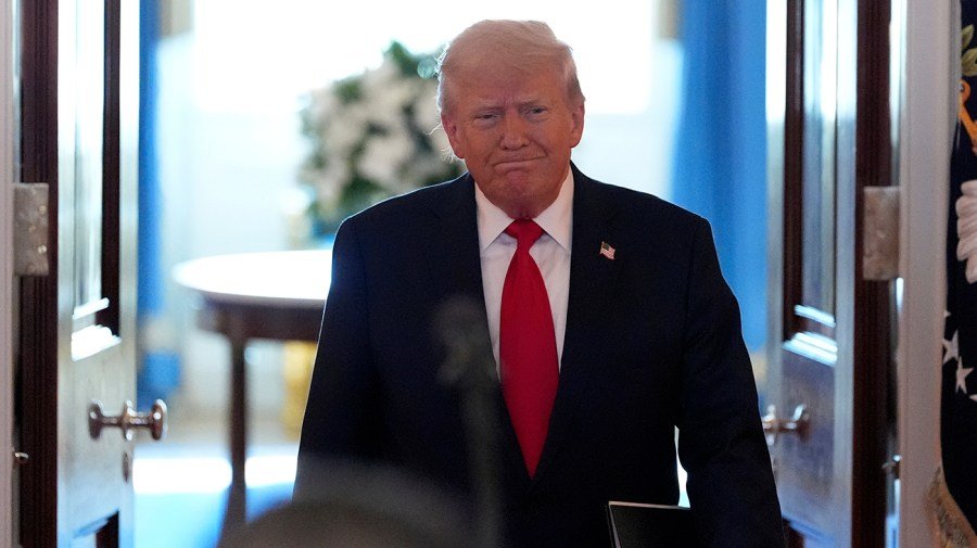 Trump switches up economic message as voters, markets tremble