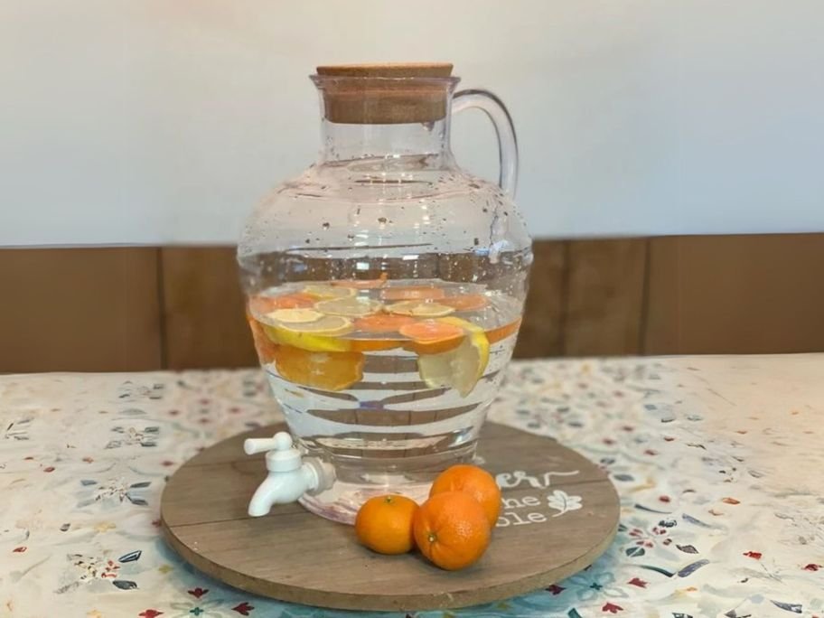 This 2-Gallon Beverage Dispenser Has a High-End Look for Under $10