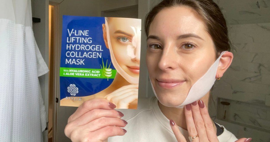 Over 40% Off Collagen Chin Lifting Masks on Amazon (9K 5-Star Ratings!)