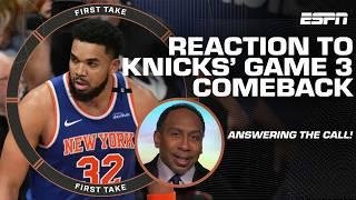 Stephen A.'s Knicks 'answered the call!'