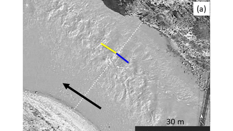 Inferring River Discharge from Google Earth Images