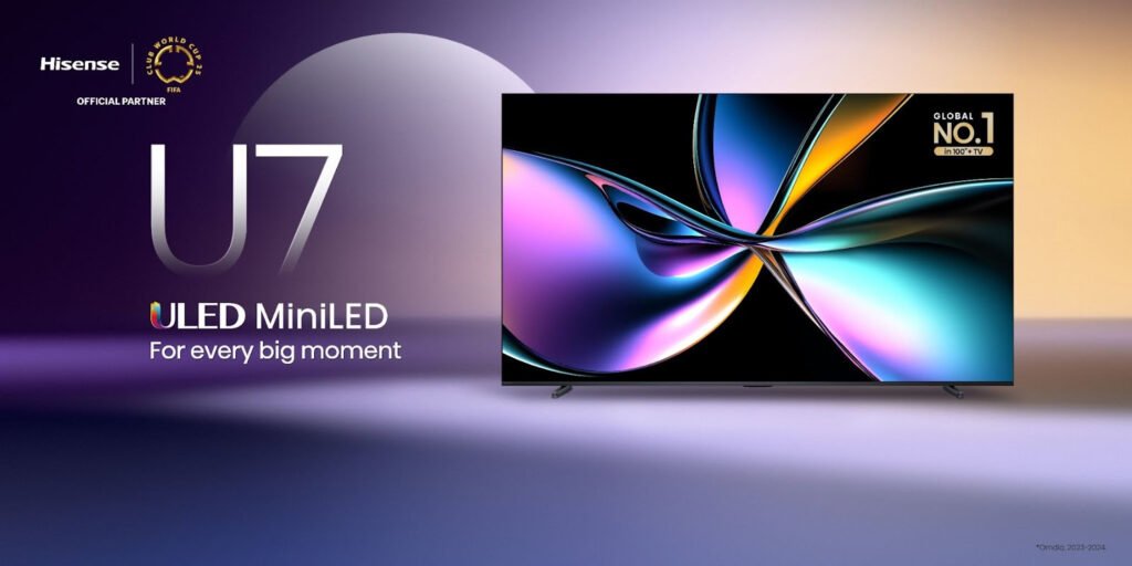 Hisense Drops U7 Mini-LED TV Lineup With Up to 116 Inches of Pure Gaming Power