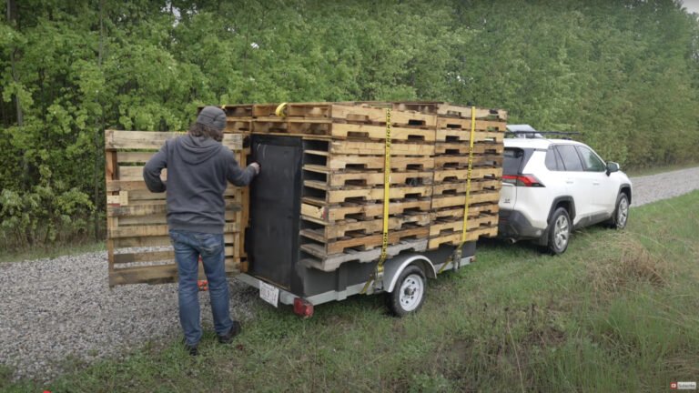 Why Buy A Camper When You Could Build A Stealthier One Out Of Pallets Yourself?