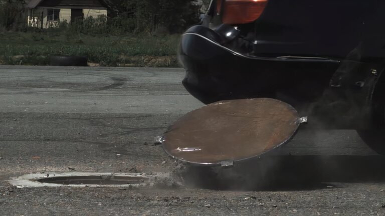 What Happens When You Hit A Loose Manhole Cover?