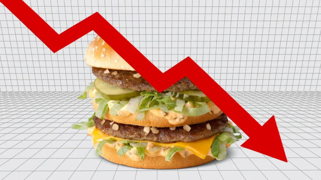 McDonald’s reports a significant sales decline in the U.S. as anxious customers pull back on spending
