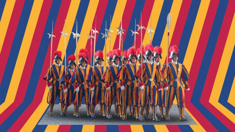 Why the guards who protect the conclave are wearing those crazy uniforms