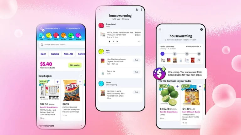Instacart launches Fizz, a group ordering app for party drinks and snacks