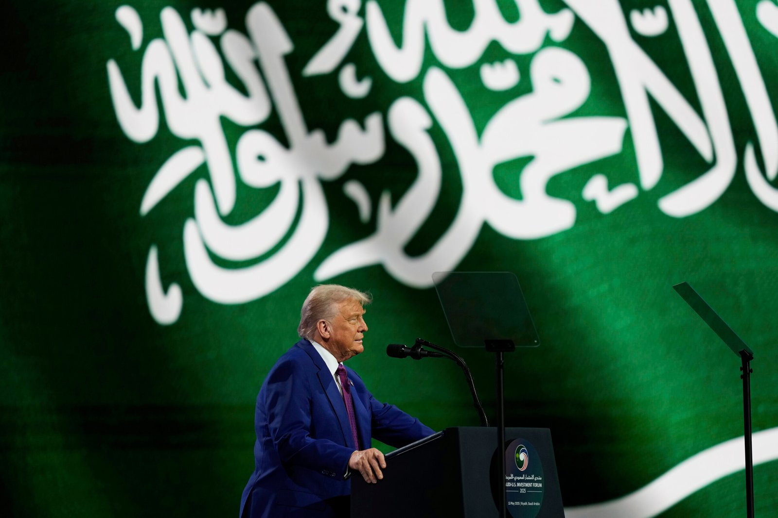 In Saudi Arabia speech, Trump says he’ll lift Syria sanctions and urges Iran to negotiate