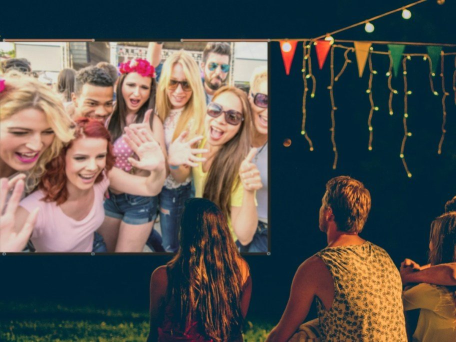 Indoor Outdoor Folding Projector Screen Just $19.97 on Walmart.com