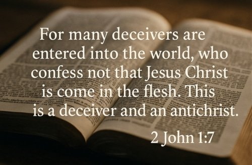 The Doctrine of the Incarnation – 2 John 1:7