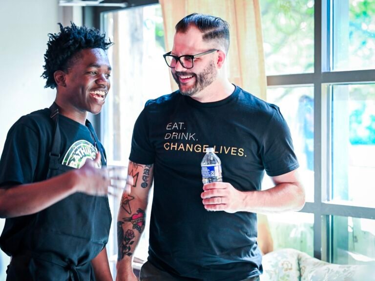 Cafe Momentum Founder Chad Houser Cried and Laughed About Being the James Beard Humanitarian of the Year