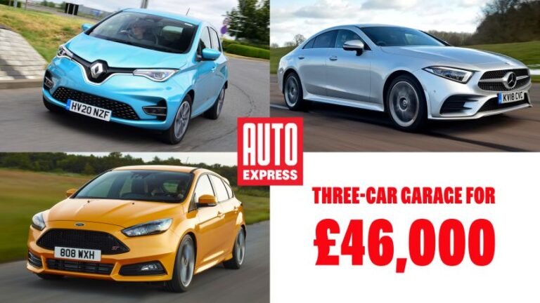 Three-car garage: Mercedes CLS, Ford Focus ST and Renault Zoe for the price of a C-Class