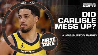 Stephen A. says Rick Carlisle made a 'COLOSSAL MISTAKE' playing Tyrese Haliburton