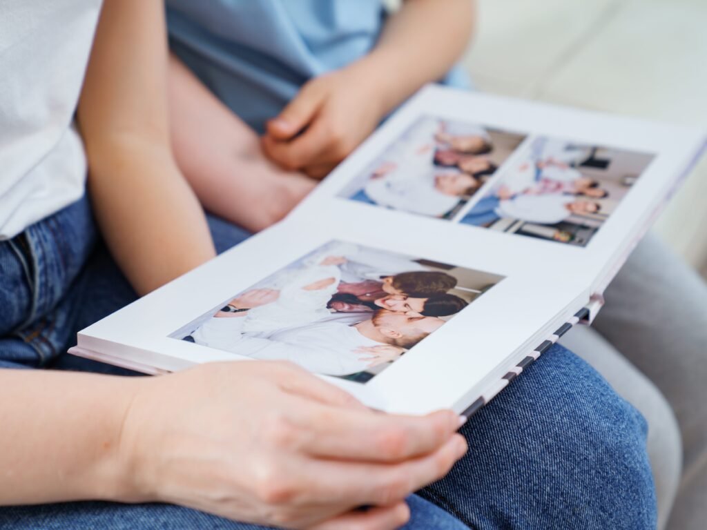When family members died, I struggled to share the news with my kids. Looking at photos helped all of us.