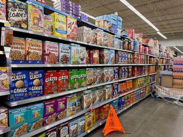 I took my family's grocery list to Walmart and Aldi. The latter saved me more money, but I'm not sold on going back.