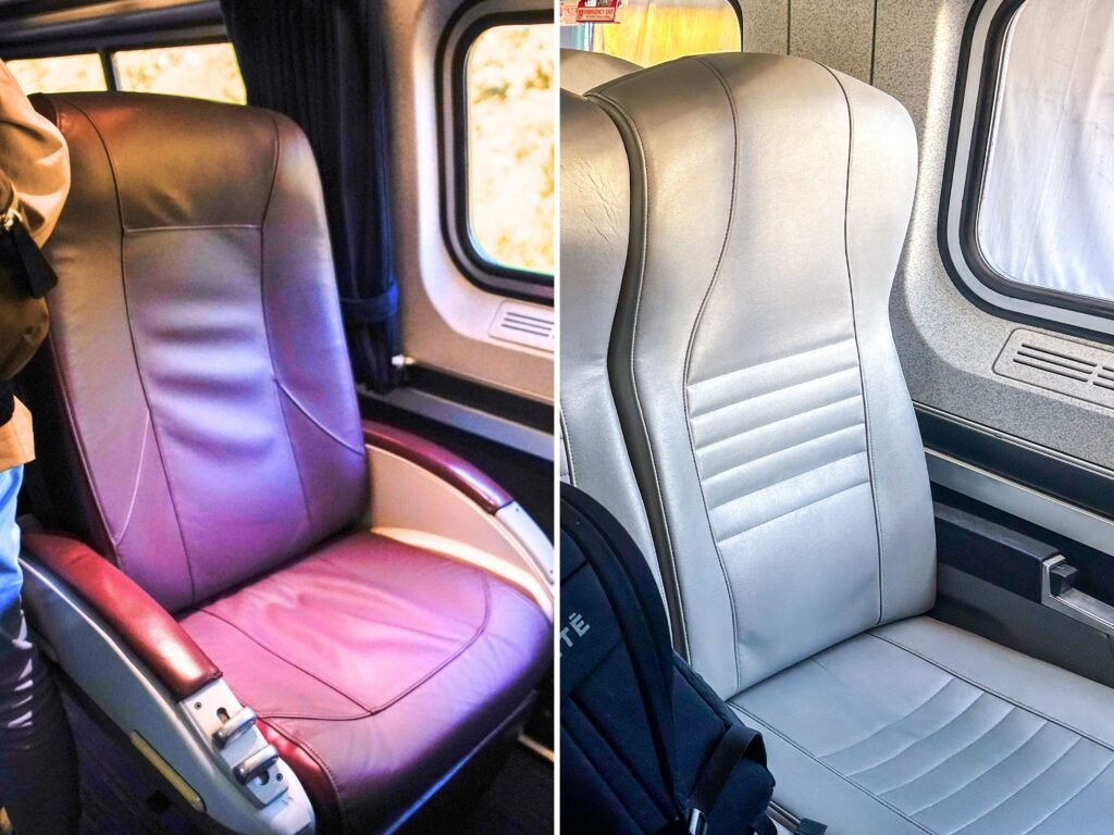 I booked coach and business-class tickets on Amtrak trains. The upgrade wasn't worth the added price.