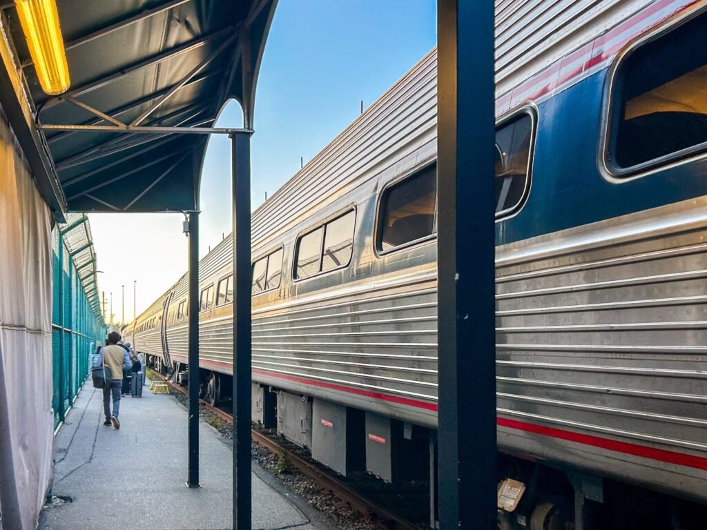 I sat in coach on an Amtrak train across the border from Canada to Seattle. 6 things surprised me about the $50 ride.