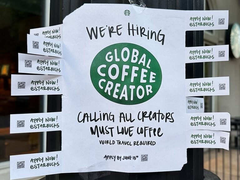 Starbucks is hiring 2 influencers for 'an epic year' of travelling the world and paying them up to $136,000