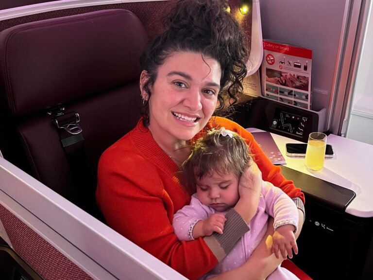 I thought upgrading to first class would give me and my baby better sleep. I was wrong.