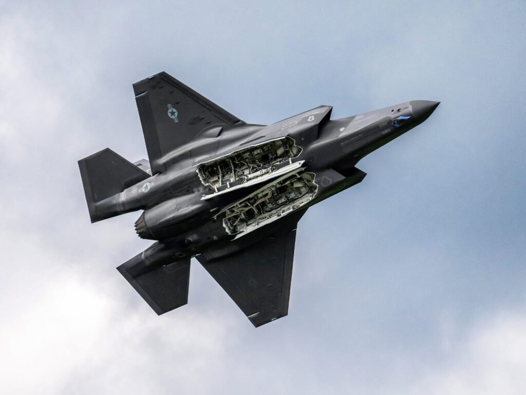 Lockheed Martin shares sank as much as 7% after a report that the Pentagon is halving F-35 requests for the Air Force