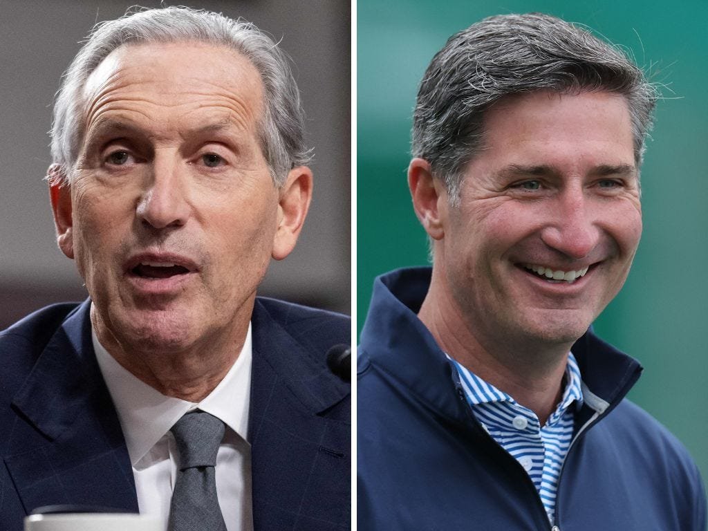 Howard Schultz says he is a big fan of Brian Niccol's 'brilliant' Starbucks revival strategy