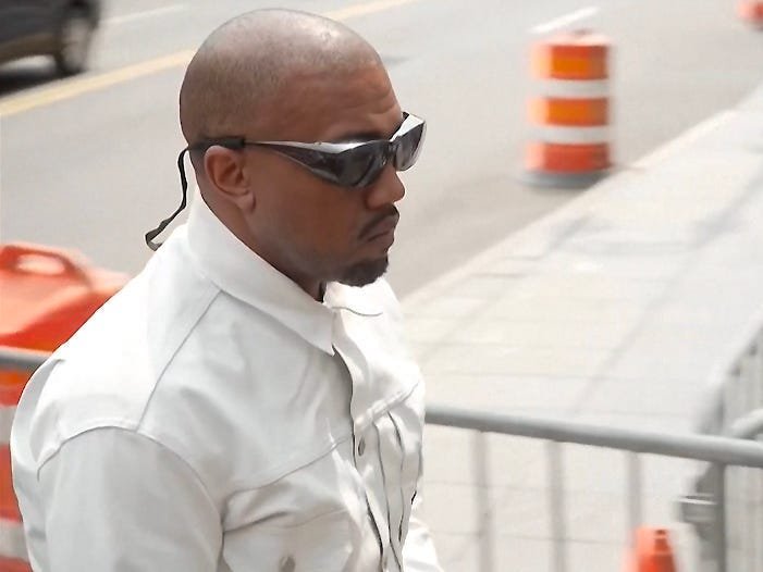 Kanye West showed up at the Diddy trial and wasn't allowed into the courtroom