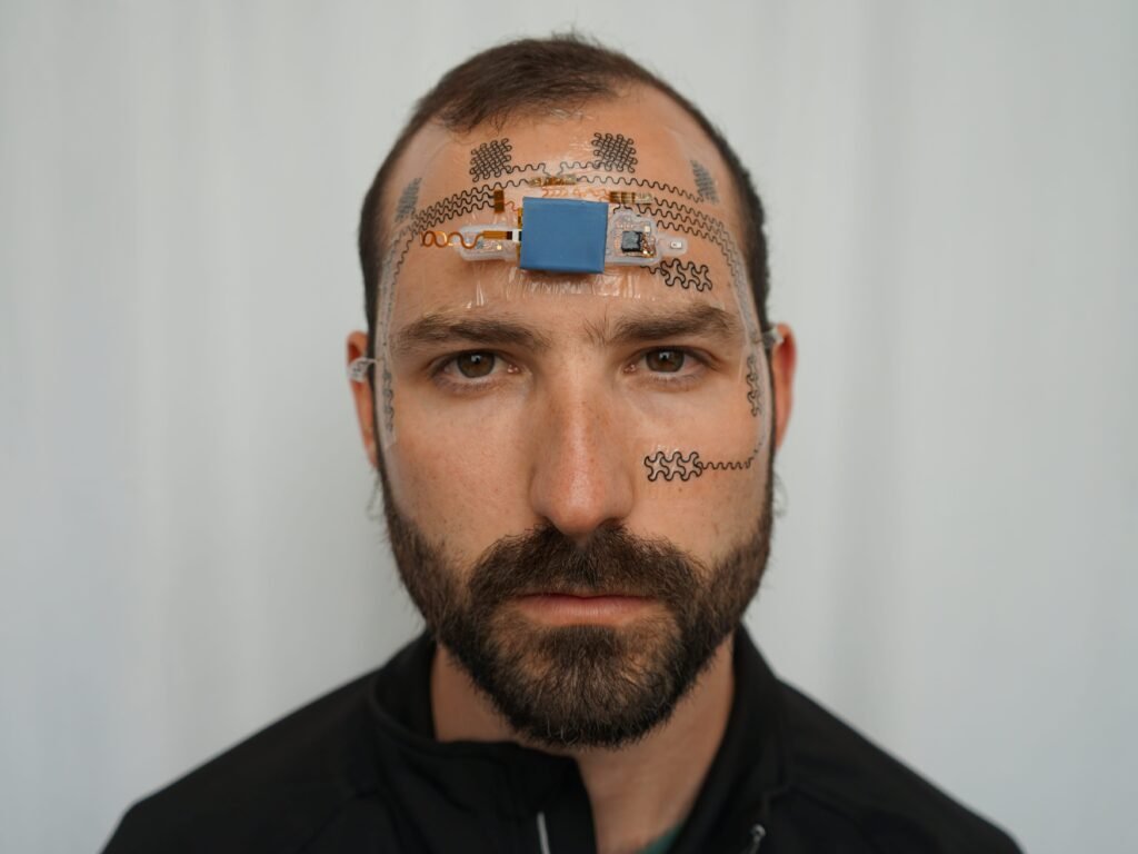 The next wearable tech could be a face 'tattoo' that measures mental stress