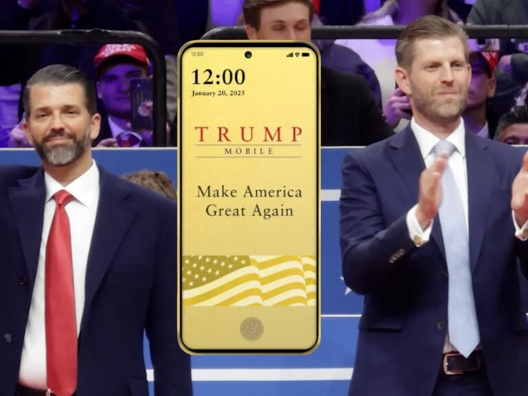 Trump family unveils Trump Mobile with a flashy $500 gold smartphone